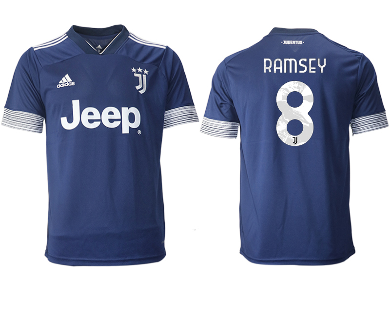 Men 2020-2021 club Juventus away aaa version #8 blue Soccer Jerseys->bayern munich jersey->Soccer Club Jersey
